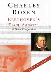 Cover of: Beethoven`s Piano Sonatas by Charles Rosen