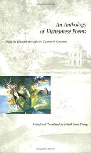 An Anthology of Vietnamese Poems by Huỳnh Sanh Thông