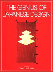 Cover of: The genius of Japanese design by Sherman E. Lee