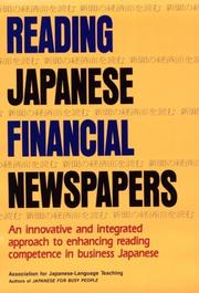 Cover of: Reading Japanese financial newspapers =: [Shinbun no keizaimen o yomu]