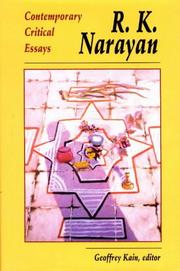 Cover of: R.K. Narayan by Geoffrey Kain