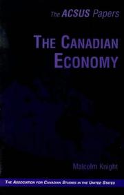 Cover of: Canadian economy