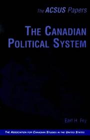 Cover of: The Canadian political system