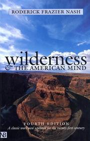 Cover of: Wilderness and the American Mind by Roderick Nash