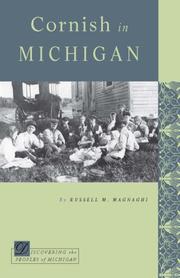 Cover of: Cornish in Michigan (Discovering the Peoples of Michigan Series) by Russell M. Magnaghi