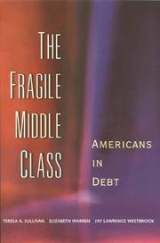 Cover of: The Fragile Middle Class: Americans in Debt