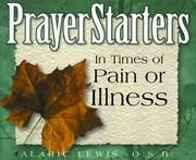 Cover of: PrayerStarters in times of pain or illness