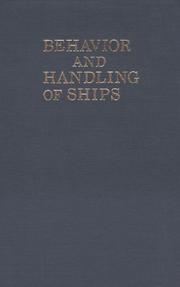 Cover of: Behavior and handling of ships