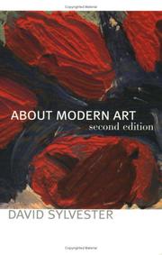 Cover of: About Modern Art