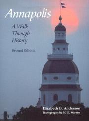 Cover of: Annapolis: a walk through history