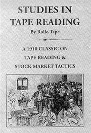 Cover of: Studies in tape reading