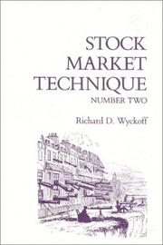 Cover of: Stock market technique