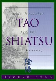Cover of: Tao Shiatsu by Ryokyu Endo
