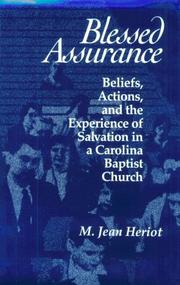 Cover of: Blessed assurance by M. Jean Heriot, M. Jean Heriot