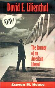 Cover of: David E. Lilienthal by Steven M. Neuse