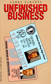 Cover of: Unfinished business by Larry Strauss