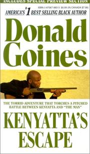 Cover of: Kenyattas Escape by Donald Goines