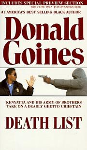 Cover of: Death List (Holloway House Originals) by Donald Goines