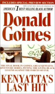 Cover of: Kenyatta's Last Hit by Donald Goines