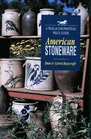 Cover of: American stoneware