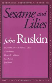 Cover of: Sesame and lilies by John Ruskin