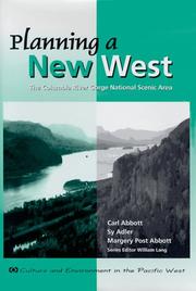 Cover of: Planning a new West: the Columbia River Gorge National Scenic Area