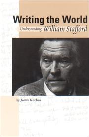 Cover of: Writing the world: understanding William Stafford