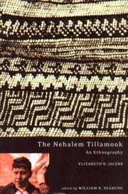 Cover of: The Nehalem Tillamook: An Ethnography