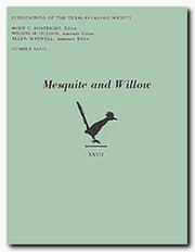 Cover of: Mesquite and Willow (Publications of the Texas Folklore Society)