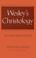 Cover of: Wesley's Christology