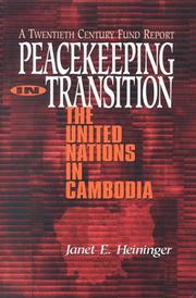 Cover of: Peacekeeping in transition