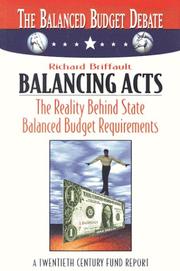 Cover of: Balancing acts by Richard Briffault