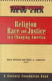 Cover of: Religion, Race and Justice in America by 