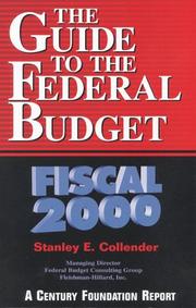 The Guide to the Federal Budget by Stanley E. Collender