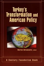Cover of: Turkey's Transformation and American Policy by Morton  Abramowitz, editor.