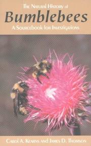 Cover of: The Natural History of Bumblebees: A Sourcebook for Investigations