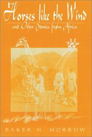 Cover of: Horses like the wind: and other stories of Africa