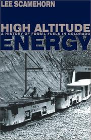 Cover of: High Altitude Energy by H. Lee Scamehorn, Lee Scamehorn