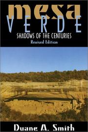 Cover of: Mesa Verde National Park by Duane A. Smith