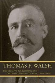 Cover of: Thomas F. Walsh | John C. Stewart