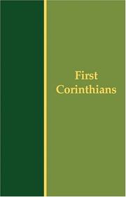 Cover of: Life-Study of 1 Corinthians (part of Romans-Hebrews 9 volume set)