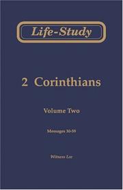 Life-Study of 2 Corinthians, Vol. 2 (Messages 30-59)