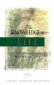 Cover of: The Knowledge of Life