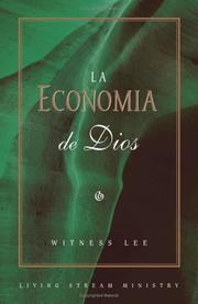 Cover of: La economía de Dios