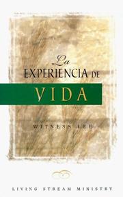 Cover of: LA Experiencia De Vida/the Experience of Life