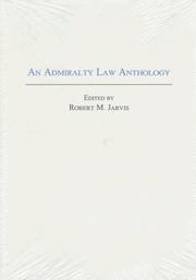 Cover of: An admiralty law anthology