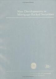 Cover of: New developments in mortgage-backed securities, Washington, D.C., May 22, 1984