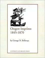 Cover of: Oregon Imprints 1845-1870