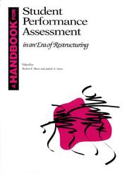 Cover of: A handbook for student performance assessment in an era of restructuring