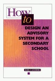 Cover of: How to design an advisory system for a secondary school